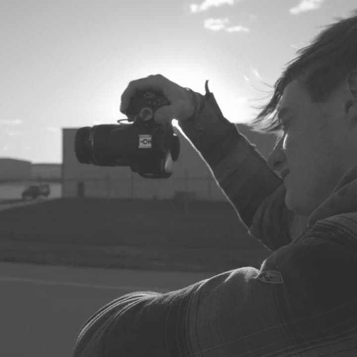 Shooting into the light on location