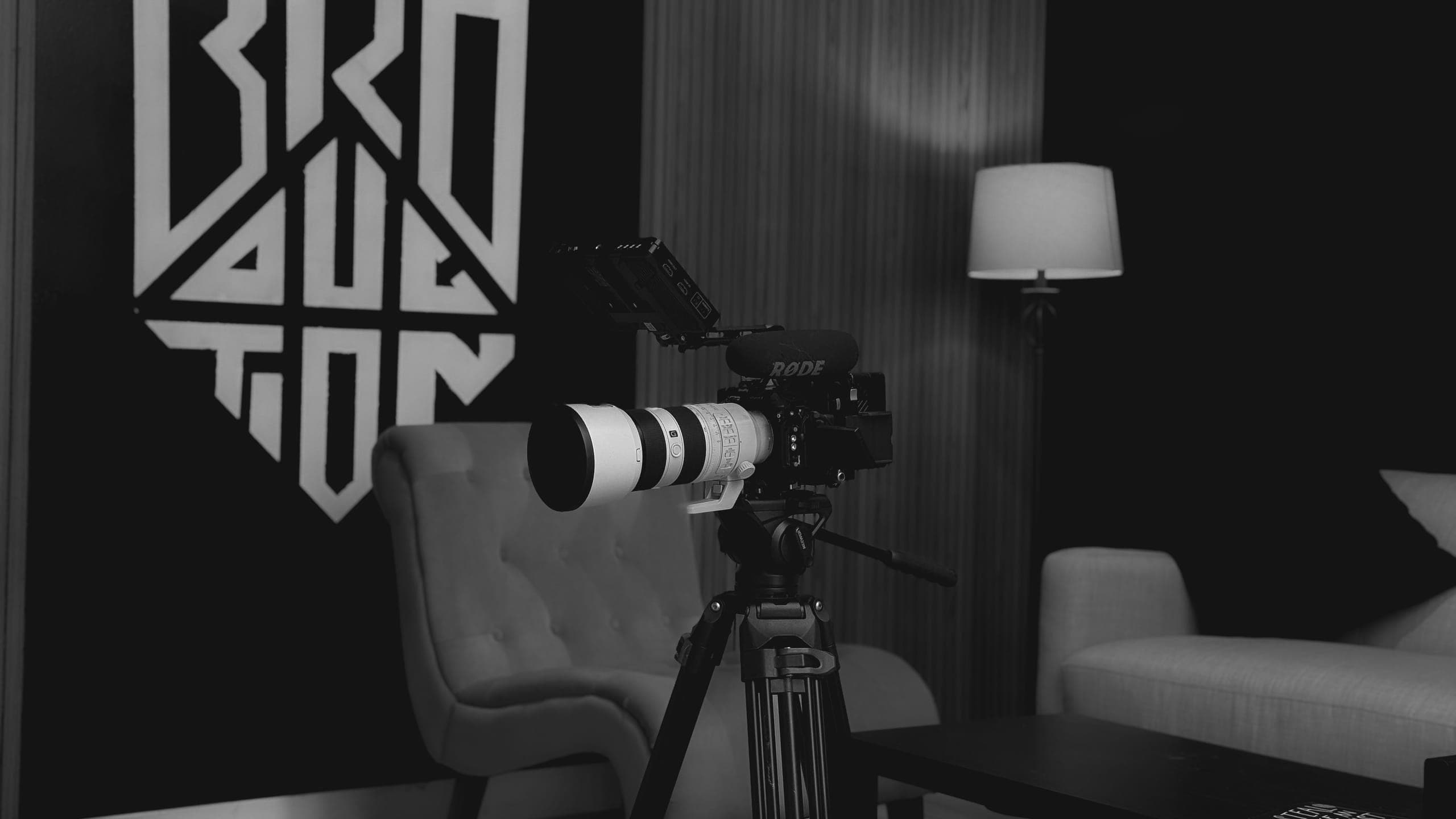 The Broduction Studio camera rolling on set