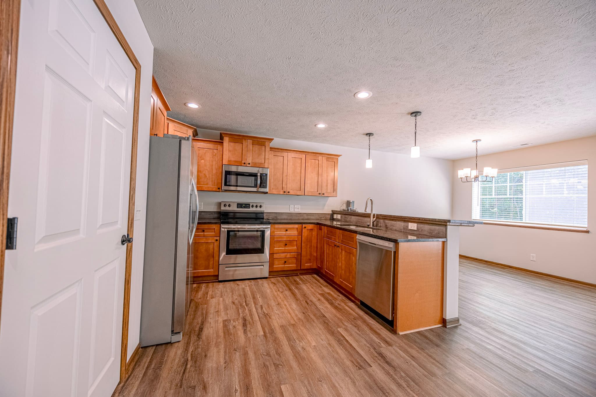 MLS listing photography of a kitchen in a single-family home on Peregrine Road, Lincoln