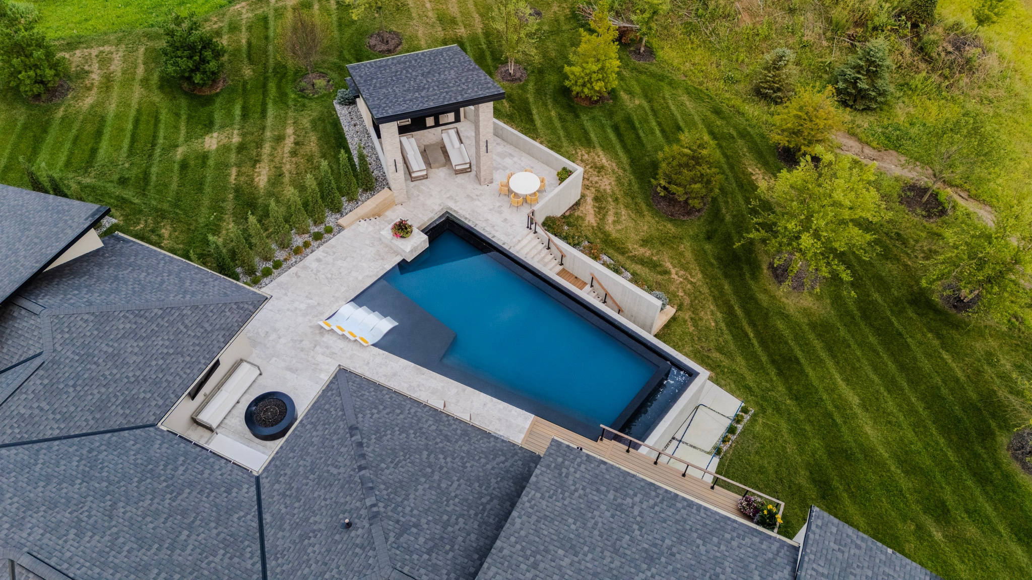 The Pool, Aerial — Grey Hawk Circle