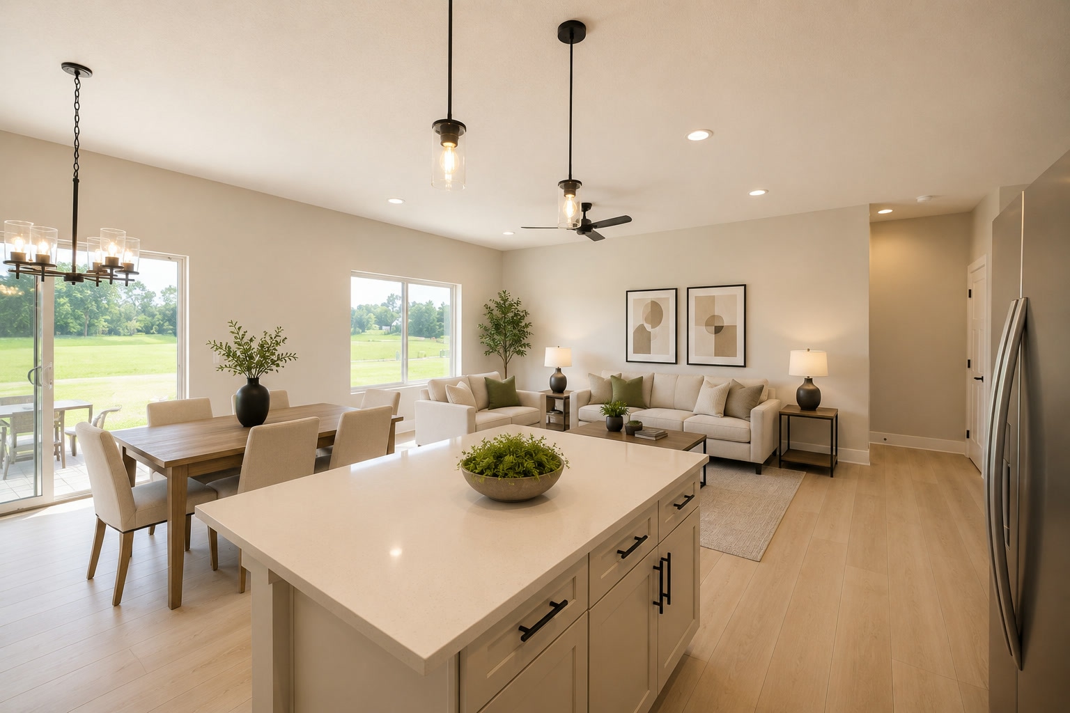 Kitchen & Living — Wayborough Lane