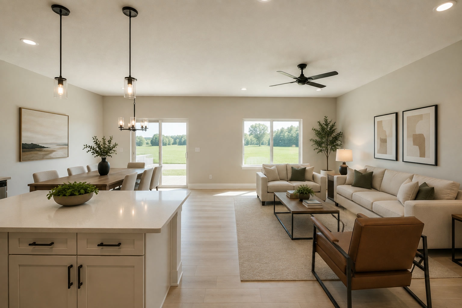 Living & Dining — Wayborough Lane
