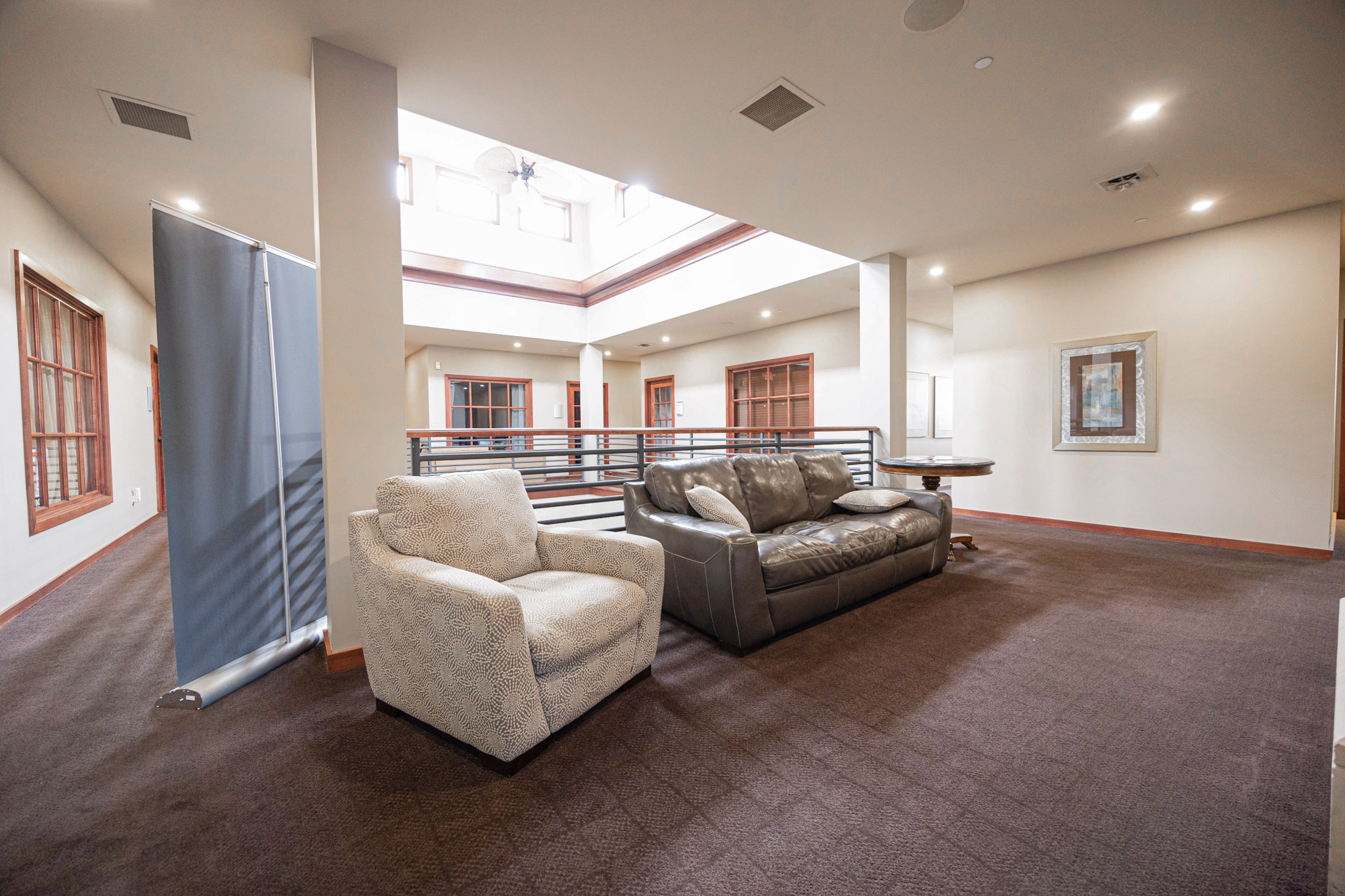 The mezzanine lounge at Access Point