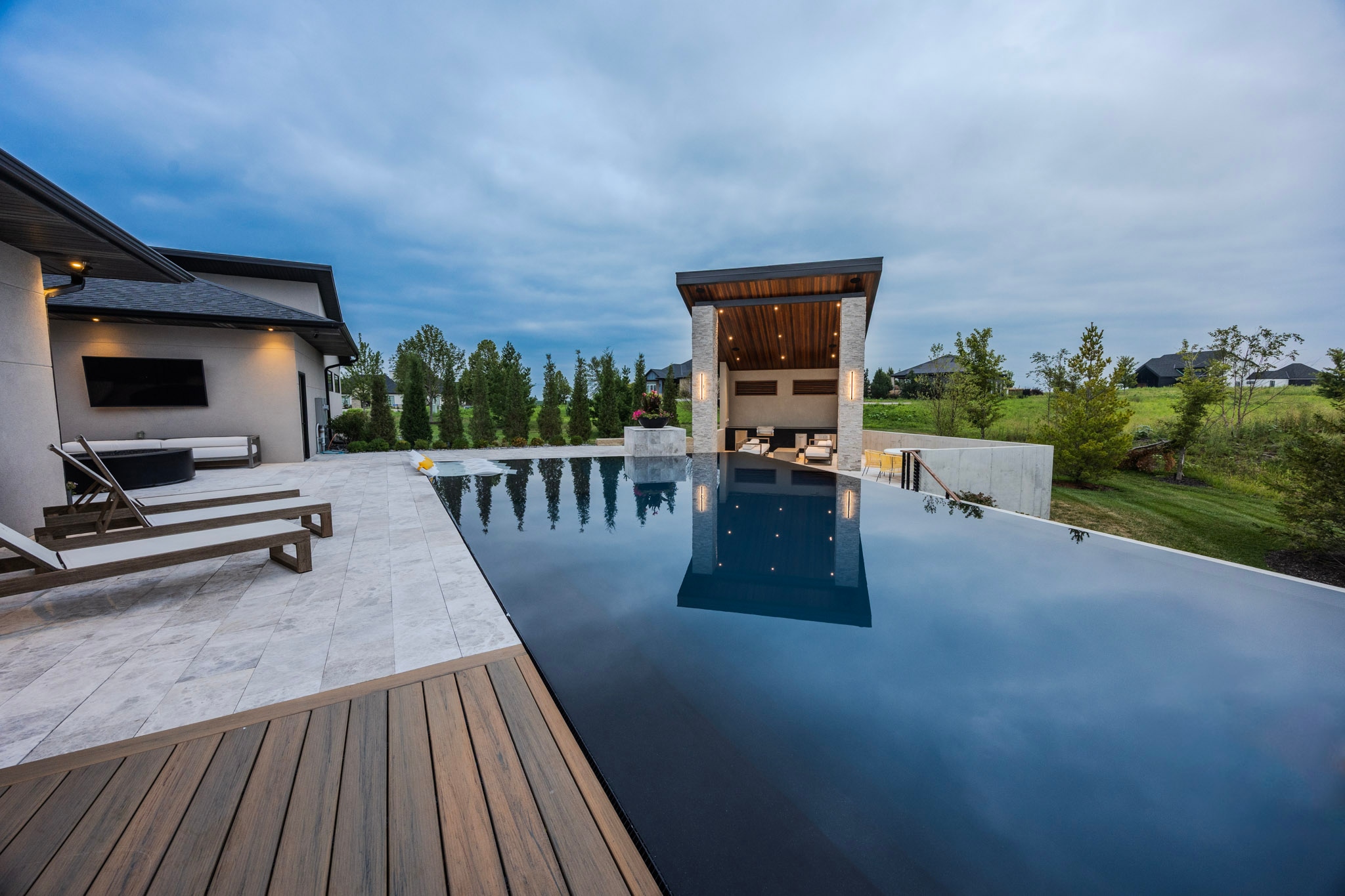 The Pool Cabana — Grey Hawk Circle