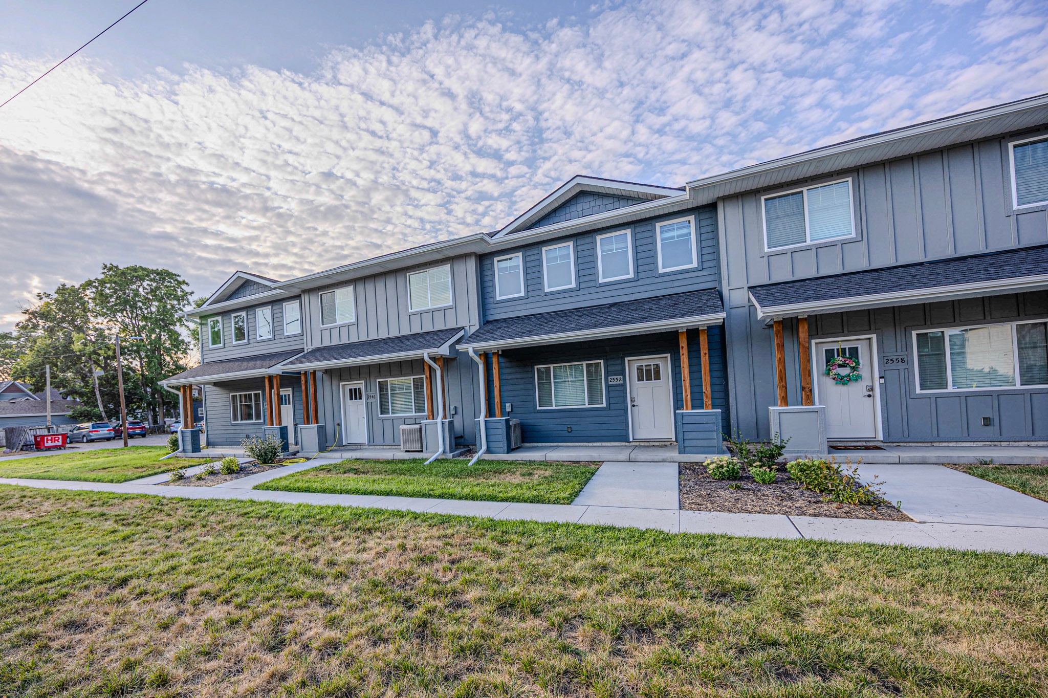 The townhome row at 2546 U Street